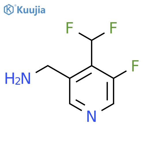 3-(Aminomethyl)-4-(difluoromethyl)-5-fluoropyridine structure
