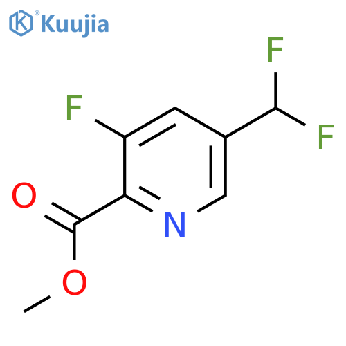 Methyl 5-(difluoromethyl)-3-fluoropyridine-2-carboxylate structure