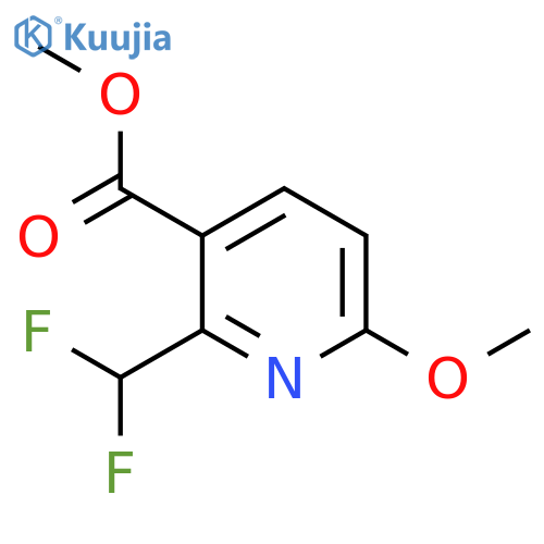 Methyl 2-(difluoromethyl)-6-methoxynicotinate structure