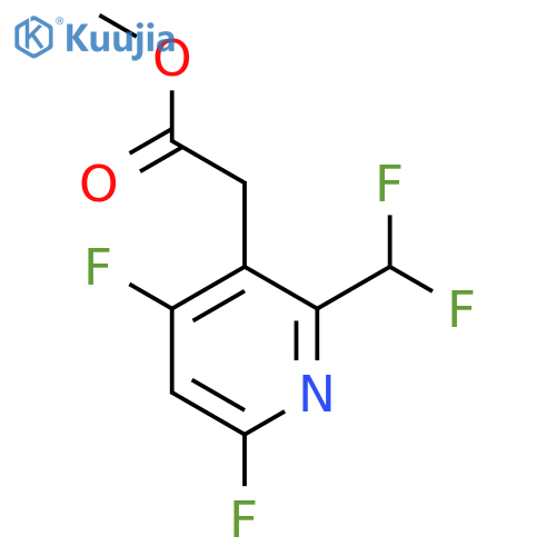 Methyl 4,6-difluoro-2-(difluoromethyl)pyridine-3-acetate structure