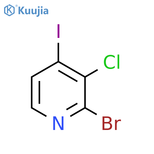 2-Bromo-3-chloro-4-iodopyridine structure