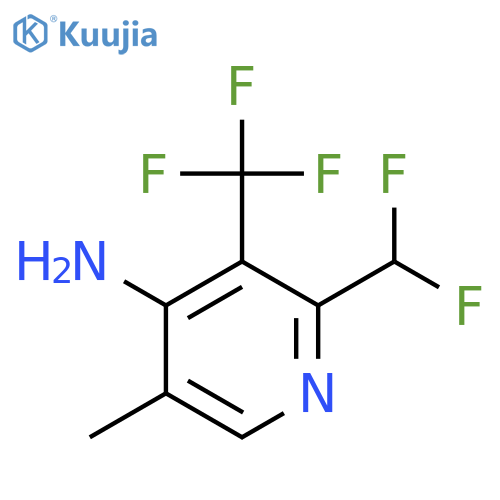 4-Amino-2-(difluoromethyl)-5-methyl-3-(trifluoromethyl)pyridine structure