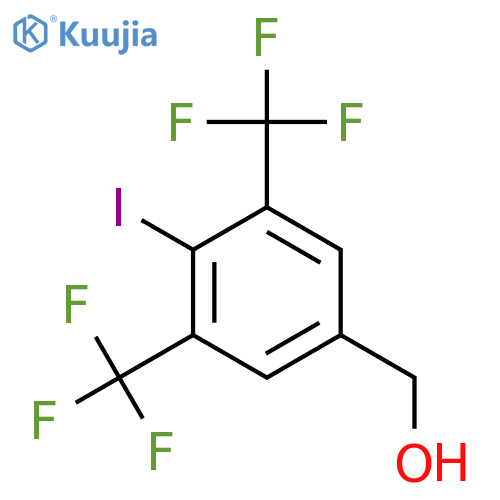 3,5-Bis(trifluoromethyl)-4-iodobenzyl alcohol structure