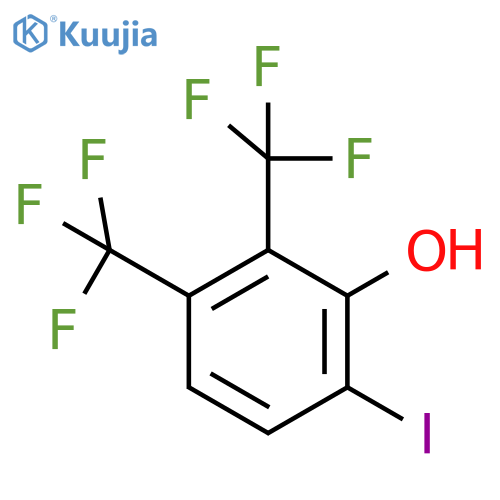 2,3-Bis(trifluoromethyl)-6-iodophenol structure