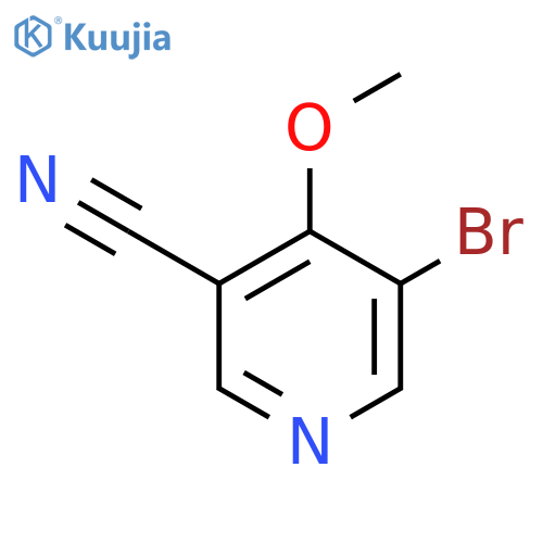 5-Bromo-4-methoxynicotinonitrile structure