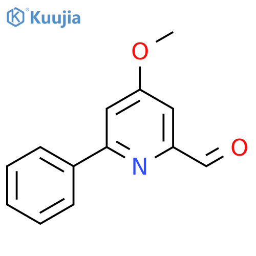 4-Methoxy-6-phenylpicolinaldehyde structure