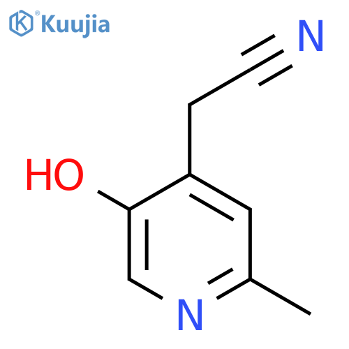 5-Hydroxy-2-methylpyridine-4-acetonitrile structure