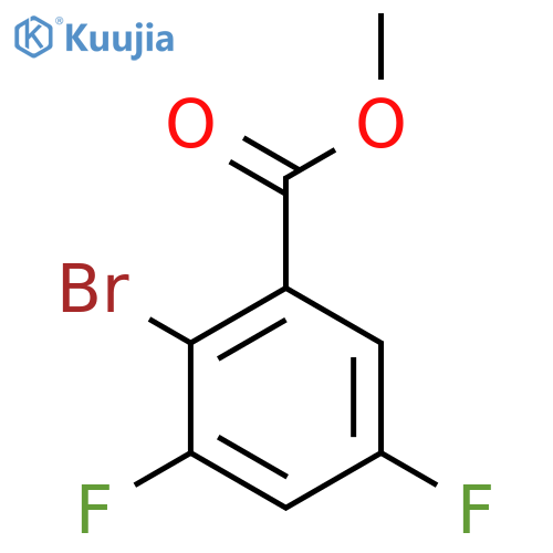 Methyl 2-bromo-3,5-difluorobenzoate structure