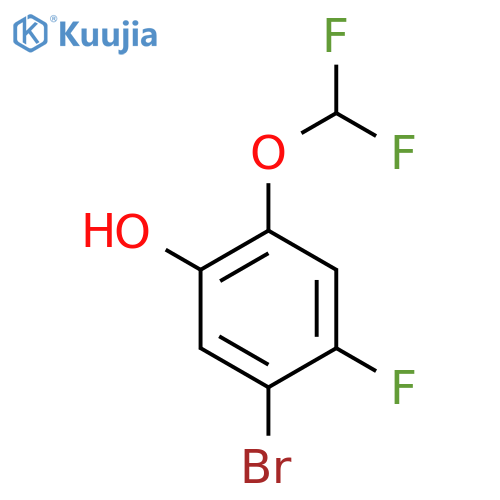 5-Bromo-2-difluoromethoxy-4-fluorophenol structure