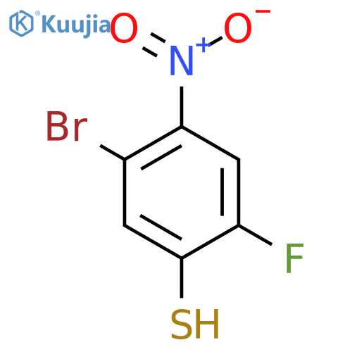 5-Bromo-2-fluoro-4-nitrothiophenol structure