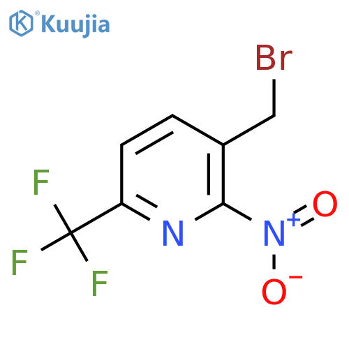 3-Bromomethyl-2-nitro-6-(trifluoromethyl)pyridine structure