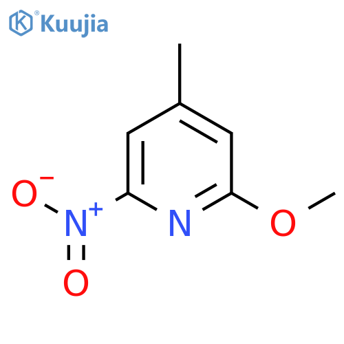2-Methoxy-4-methyl-6-nitropyridine structure