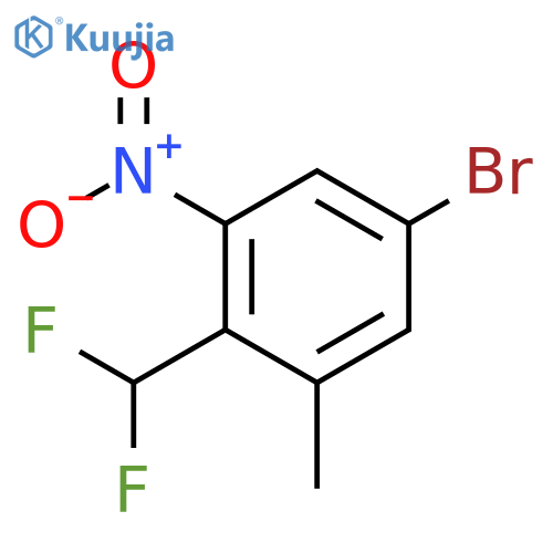 4-Bromo-2-methyl-6-nitrobenzodifluoride structure