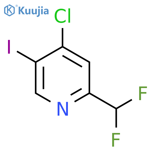 4-Chloro-2-(difluoromethyl)-5-iodopyridine structure