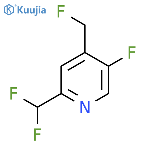 2-(Difluoromethyl)-5-fluoro-4-(fluoromethyl)pyridine structure