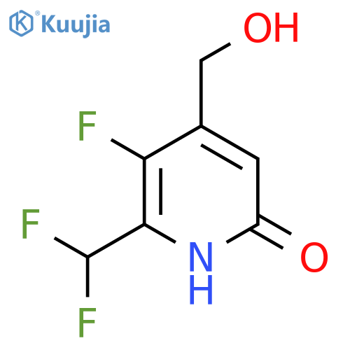 2-(Difluoromethyl)-3-fluoro-6-hydroxypyridine-4-methanol structure