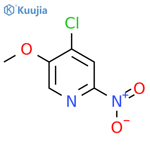 4-Chloro-5-methoxy-2-nitropyridine structure