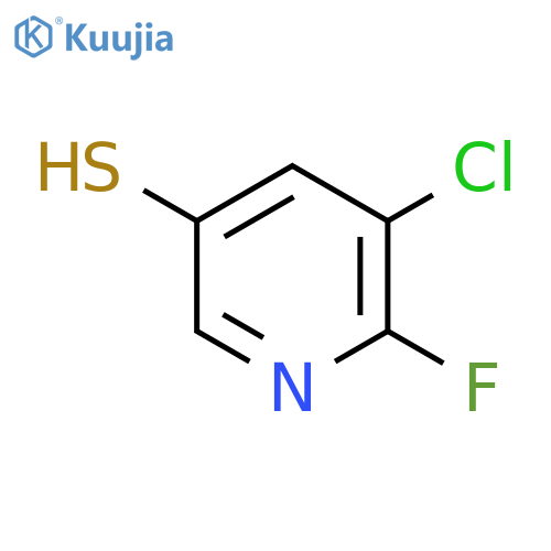3-Chloro-2-fluoro-5-mercaptopyridine structure
