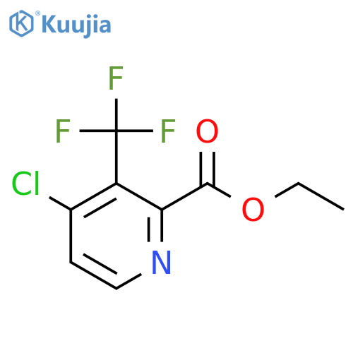 Ethyl 4-chloro-3-(trifluoromethyl)picolinate structure