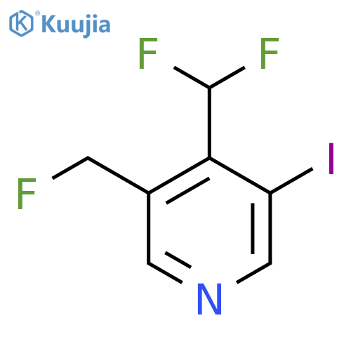 4-(Difluoromethyl)-3-(fluoromethyl)-5-iodopyridine structure