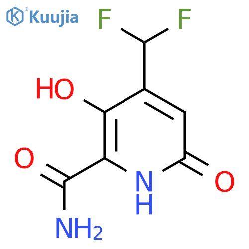 4-(Difluoromethyl)-3,6-dihydroxypyridine-2-carboxamide structure