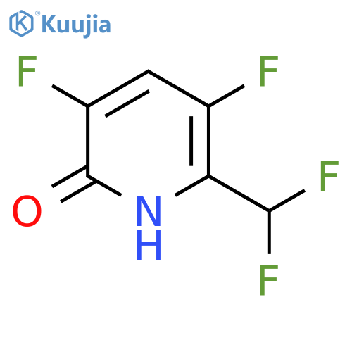 3,5-Difluoro-2-(difluoromethyl)-6-hydroxypyridine structure