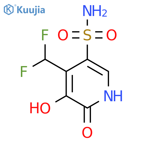 4-(Difluoromethyl)-2,3-dihydroxypyridine-5-sulfonamide structure