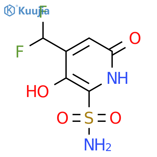 4-(Difluoromethyl)-3,6-dihydroxypyridine-2-sulfonamide structure