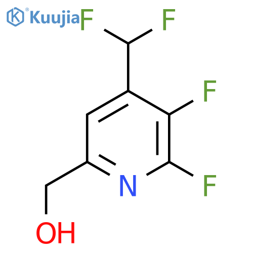 2,3-Difluoro-4-(difluoromethyl)pyridine-6-methanol structure