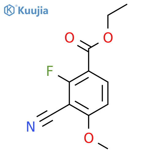 Ethyl 3-cyano-2-fluoro-4-methoxybenzoate structure
