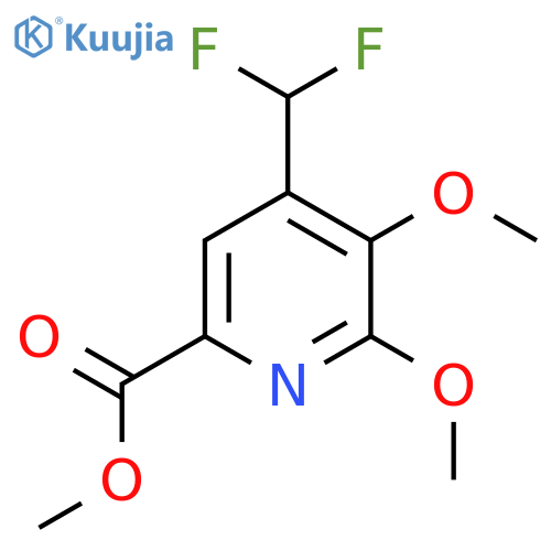 Methyl 4-(difluoromethyl)-2,3-dimethoxypyridine-6-carboxylate structure