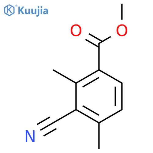 Methyl 3-cyano-2,4-dimethylbenzoate structure