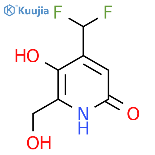 4-(Difluoromethyl)-3,6-dihydroxypyridine-2-methanol structure