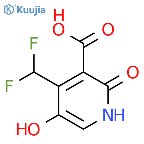 4-(Difluoromethyl)-2,5-dihydroxypyridine-3-carboxylic acid structure