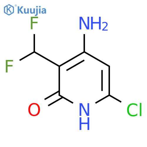 4-Amino-6-chloro-3-(difluoromethyl)-2-hydroxypyridine structure