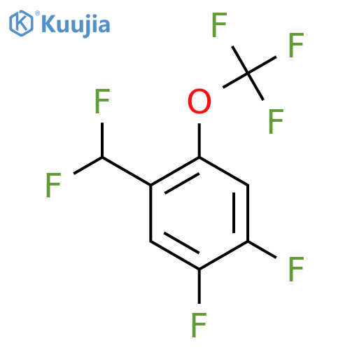 4,5-Difluoro-2-(trifluoromethoxy)benzodifluoride structure