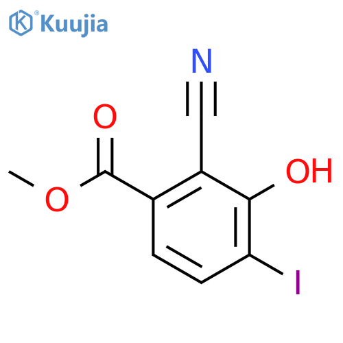 Methyl 2-cyano-3-hydroxy-4-iodobenzoate structure