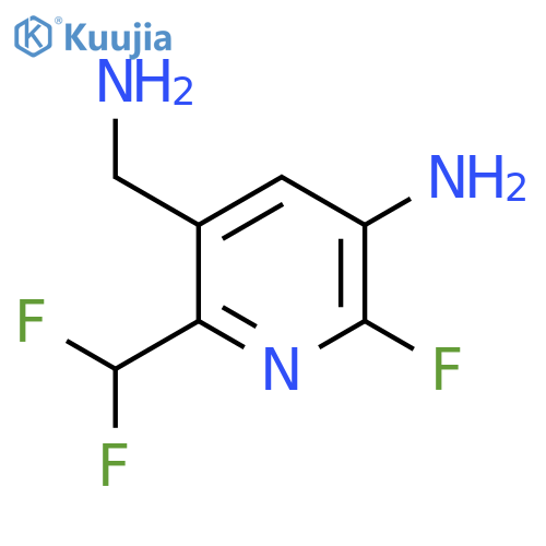 3-Amino-5-(aminomethyl)-6-(difluoromethyl)-2-fluoropyridine structure