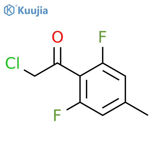 Ethanone, 2-chloro-1-(2,6-difluoro-4-methylphenyl)- structure