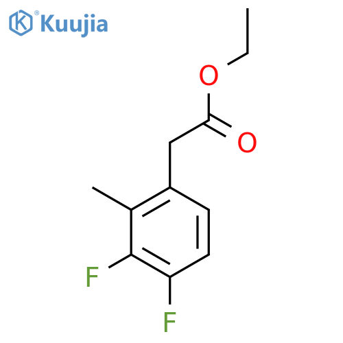 Ethyl 3,4-difluoro-2-methylphenylacetate structure