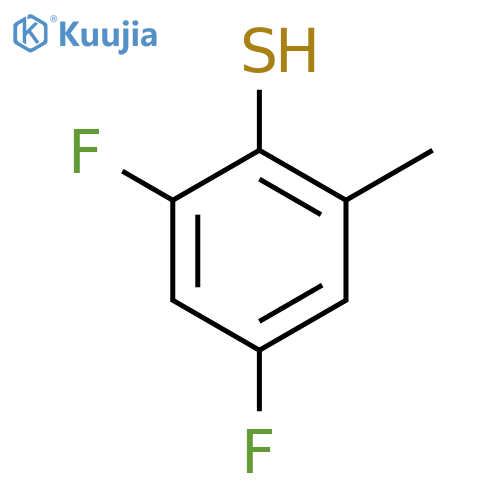 2,4-Difluoro-6-(methyl)thiophenol structure