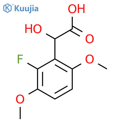 3,6-Dimethoxy-2-fluoromandelic acid structure