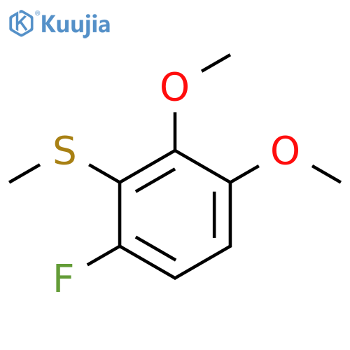 (6-Fluoro-2,3-dimethoxyphenyl)(methyl)sulfane structure