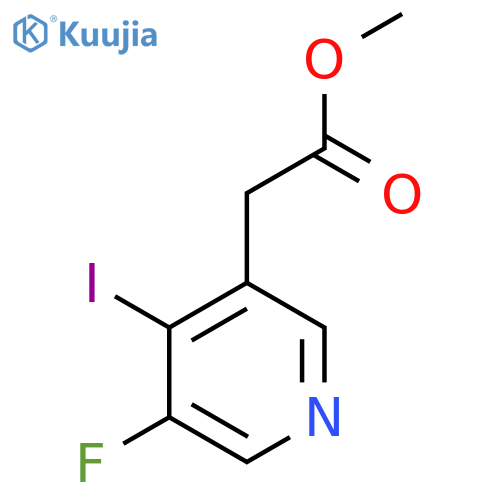 Methyl 3-fluoro-4-iodopyridine-5-acetate structure