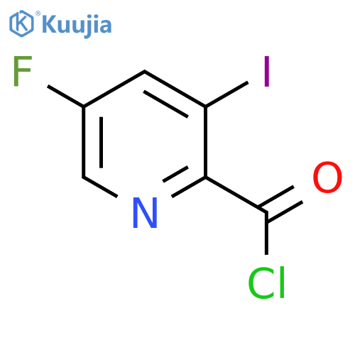 5-Fluoro-3-iodopyridine-2-carbonyl chloride structure