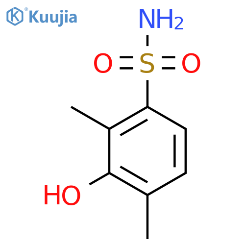 2,4-Dimethyl-3-hydroxybenzenesulfonamide structure