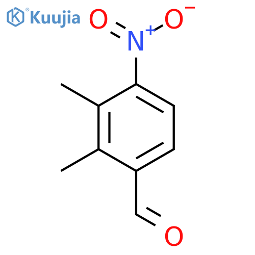 2,3-Dimethyl-4-nitrobenzaldehyde structure
