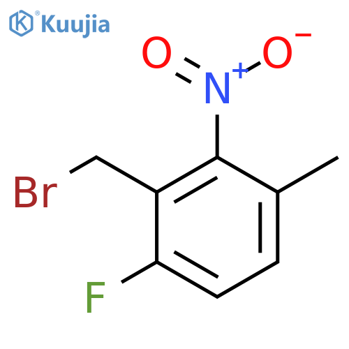 6-Fluoro-3-methyl-2-nitrobenzyl bromide structure