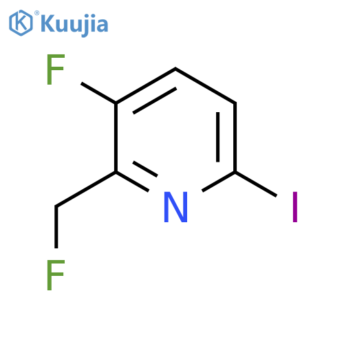 3-Fluoro-2-fluoromethyl-6-iodopyridine structure