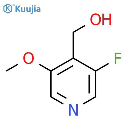 3-Fluoro-5-methoxypyridine-4-methanol structure